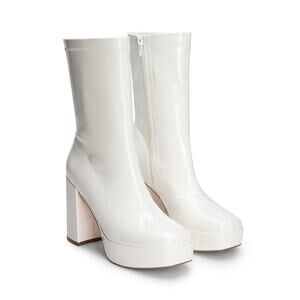 Dream Pairs Y2K Square Toe Platform Mid-calf Boots